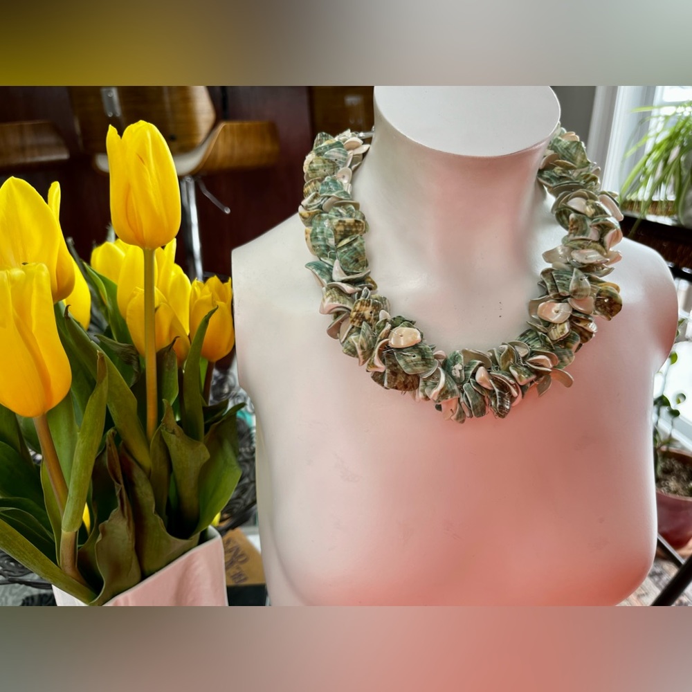 Abalone & Wired Chocker Necklace